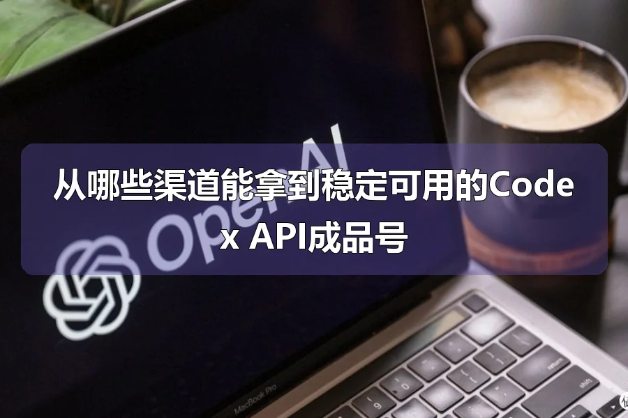从哪些渠道能拿到稳定可用的Codex API成品号